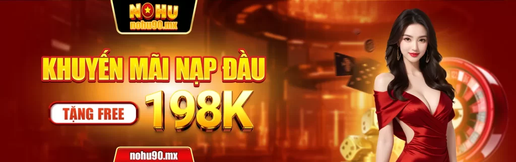 Banner khuyến mãi nạp lần đầu tặng Free 198k